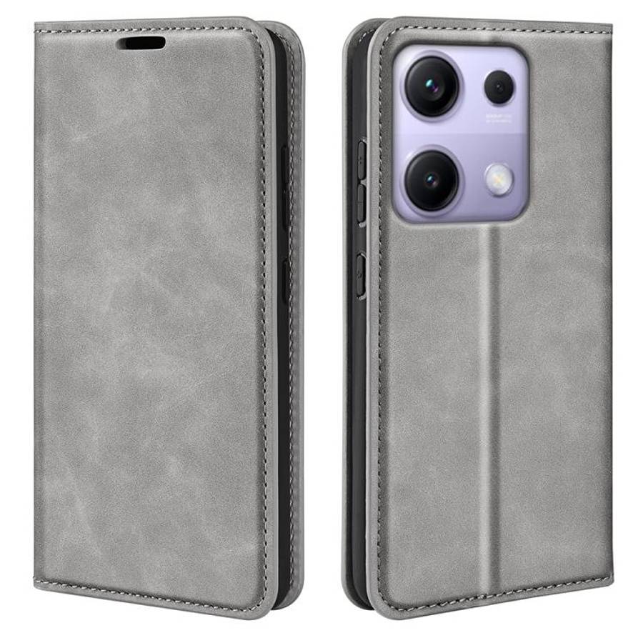 Retro-skin Magnetic Suction Leather Phone Case, For Xiaomi 17 Pro Max, For Redmi Note 15 Pro Glob...