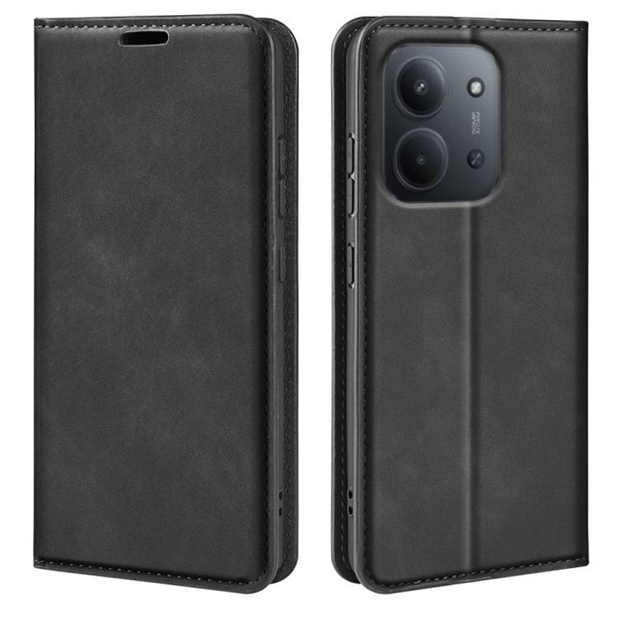 Retro-skin Magnetic Suction Leather Phone Case, For Xiaomi 17 Pro Max, For Redmi Note 15 Pro Glob...