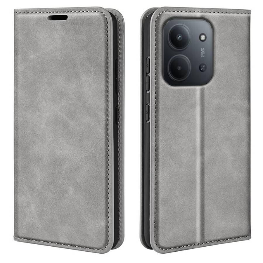 Retro-skin Magnetic Suction Leather Phone Case, For Xiaomi 17 Pro Max, For Redmi Note 15 Pro Glob...
