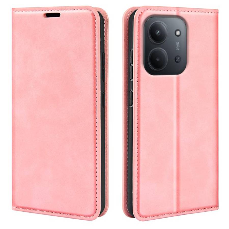 Retro-skin Magnetic Suction Leather Phone Case, For Xiaomi 17 Pro Max, For Redmi Note 15 Pro Glob...