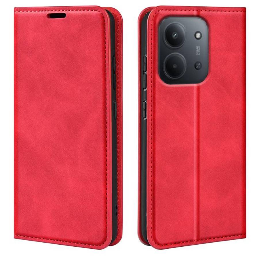 Retro-skin Magnetic Suction Leather Phone Case, For Xiaomi 17 Pro Max, For Redmi Note 15 Pro Glob...