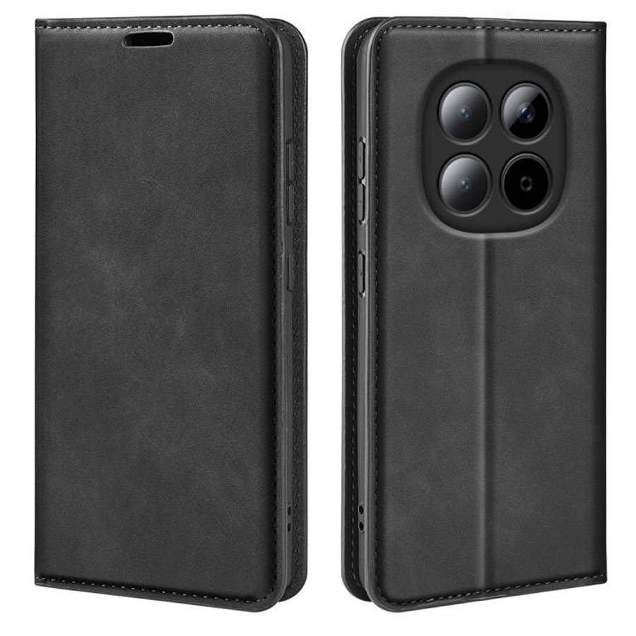 Retro-skin Magnetic Suction Leather Phone Case, For Xiaomi 17 Pro Max, For Redmi Note 15 Pro Glob...