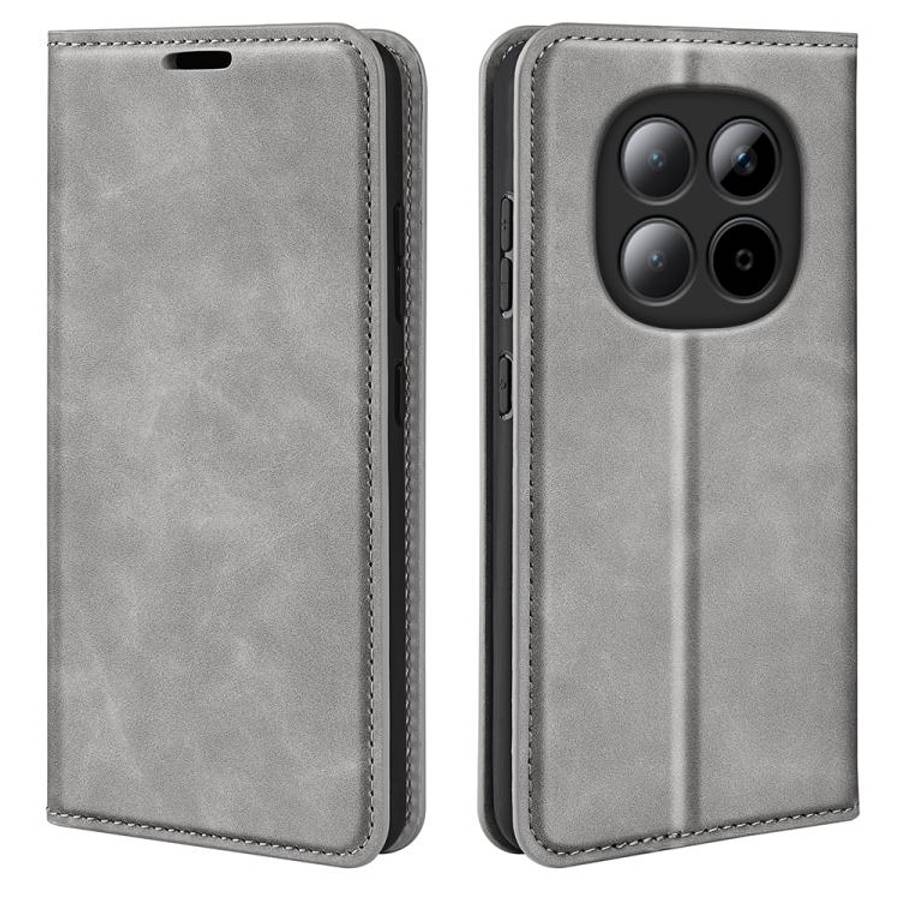 Retro-skin Magnetic Suction Leather Phone Case, For Xiaomi 17 Pro Max, For Redmi Note 15 Pro Glob...