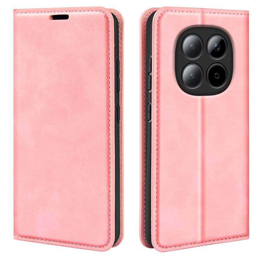Retro-skin Magnetic Suction Leather Phone Case, For Xiaomi 17 Pro Max, For Redmi Note 15 Pro Glob...