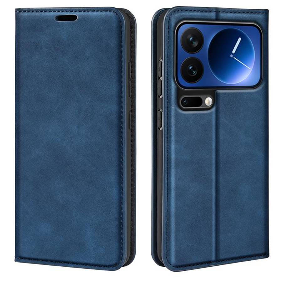 Retro-skin Magnetic Suction Leather Phone Case, For Xiaomi 17 Pro Max, For Redmi Note 15 Pro Glob...
