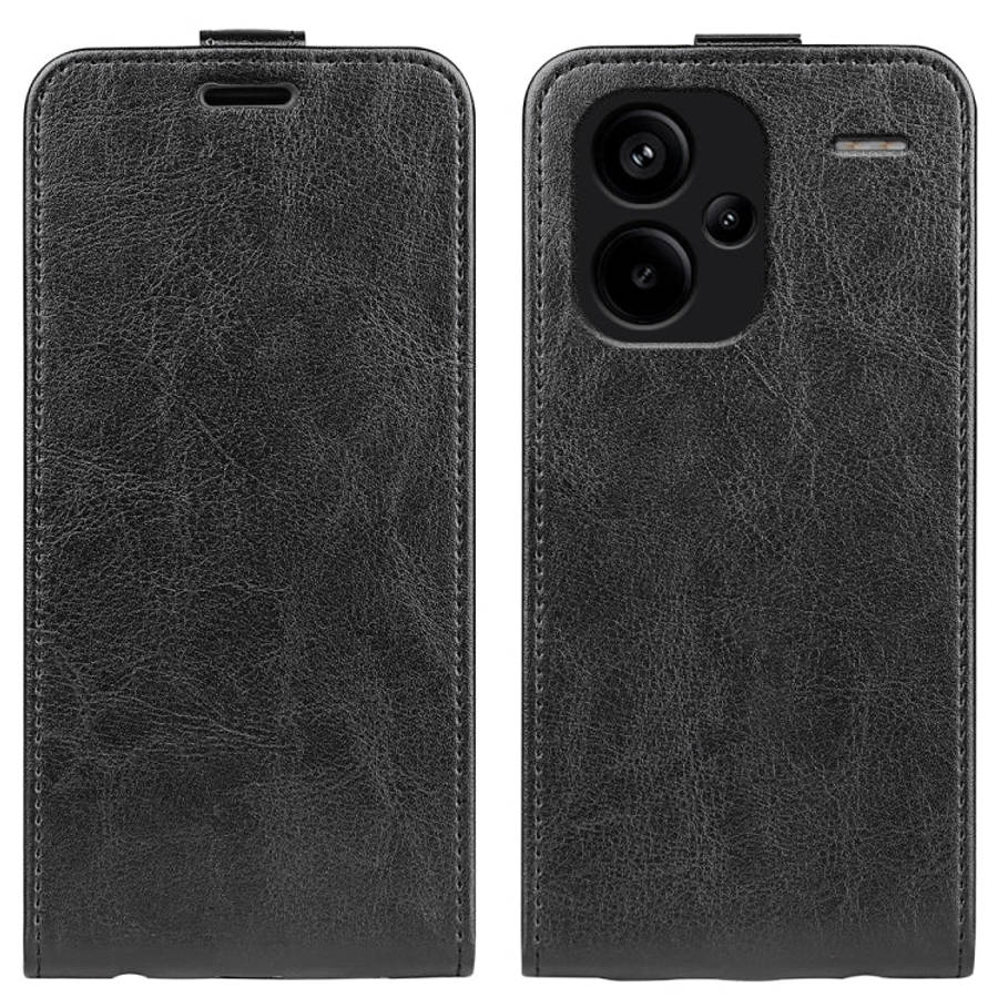 R64 Texture Single Vertical Flip Leather Phone Case, For Xiaomi Redmi K70E, For Xiaomi 14 Pro, Fo...
