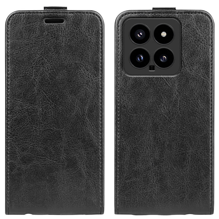 R64 Texture Single Vertical Flip Leather Phone Case, For Xiaomi Redmi K70E, For Xiaomi 14 Pro, Fo...