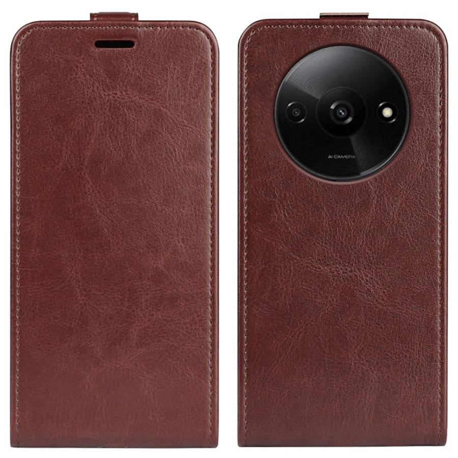 R64 Texture Single Vertical Flip Leather Phone Case, For Xiaomi Redmi Note 14 5G, For Xiaomi Redm...