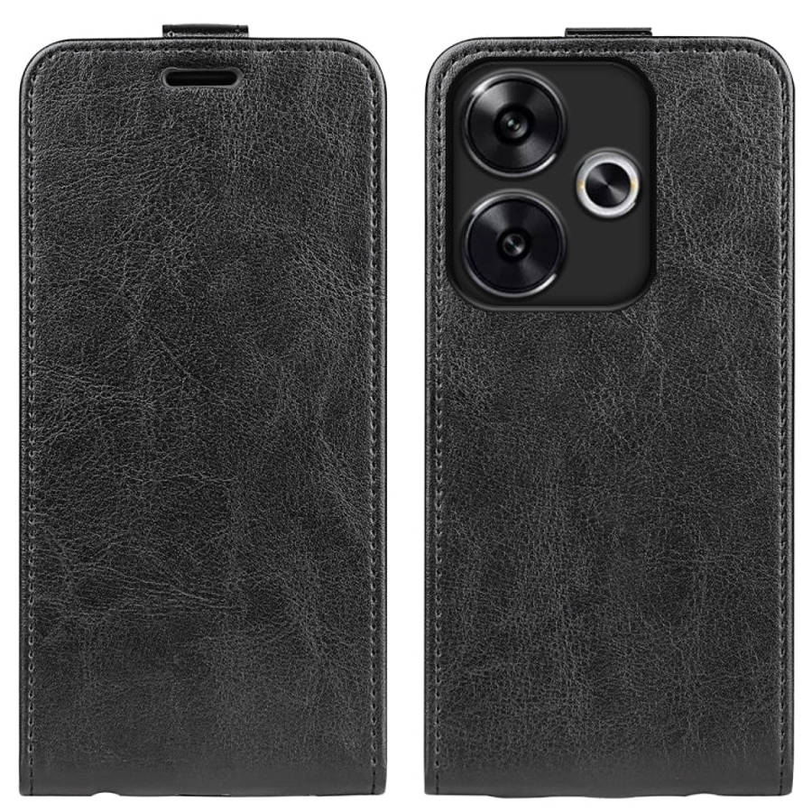 R64 Texture Single Vertical Flip Leather Phone Case, For Xiaomi Redmi Note 14 5G, For Xiaomi Redm...