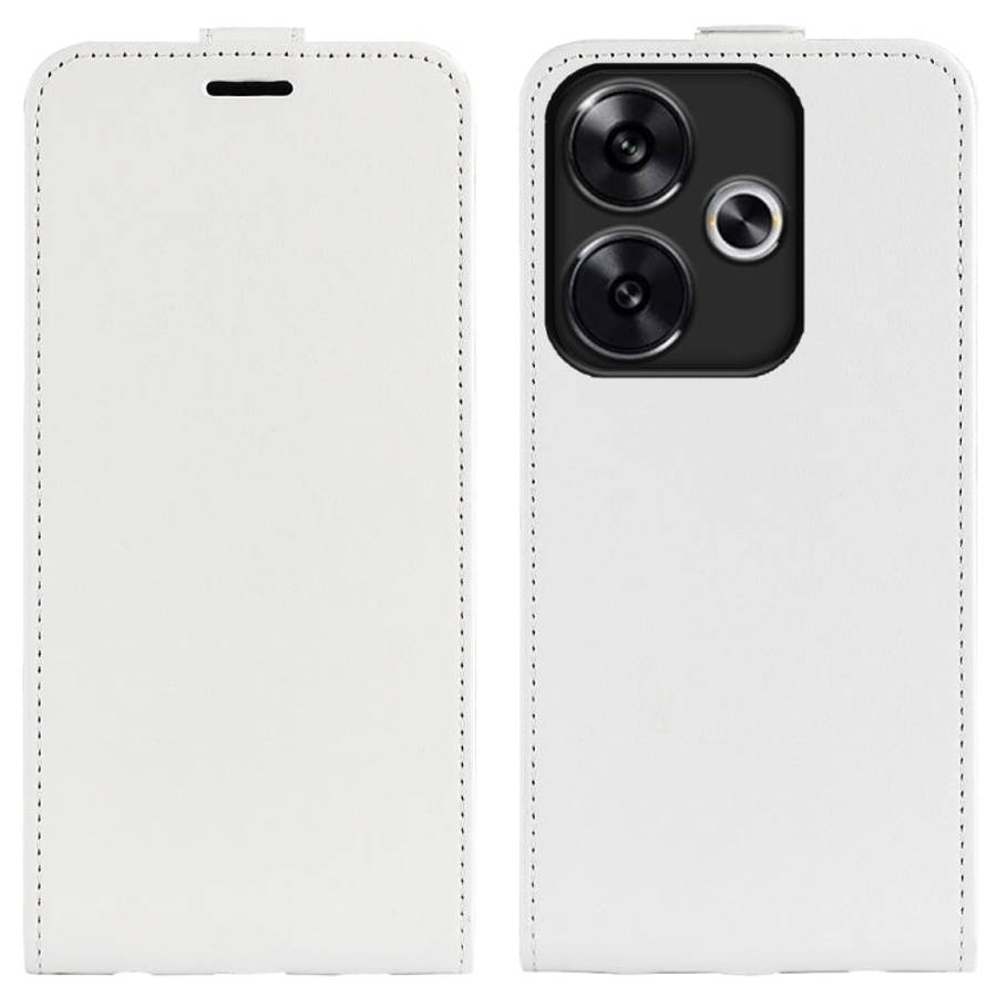 R64 Texture Single Vertical Flip Leather Phone Case, For Xiaomi Redmi Note 14 5G, For Xiaomi Redm...