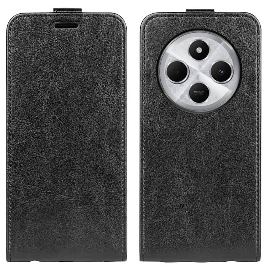 R64 Texture Single Vertical Flip Leather Phone Case, For Xiaomi Redmi Note 14 5G, For Xiaomi Redm...