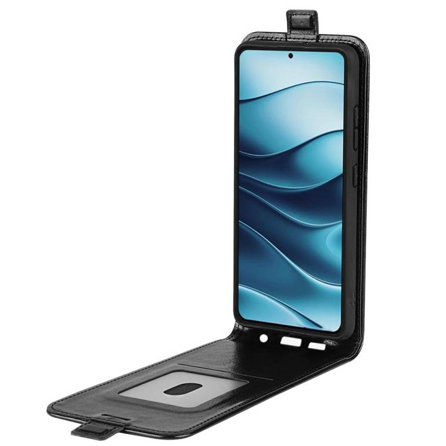 R64 Texture Single Vertical Flip Leather Phone Case, For Xiaomi Redmi Note 14 5G, For Xiaomi Redm...