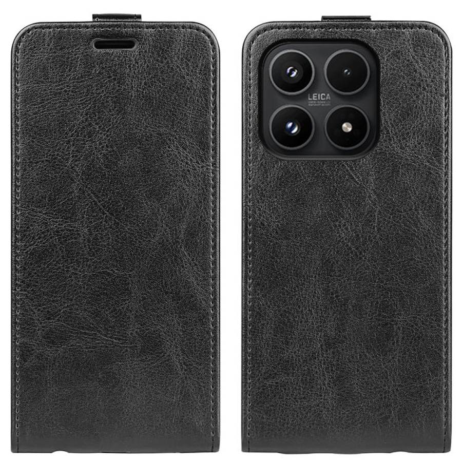 R64 Texture Single Vertical Flip Leather Phone Case, For Xiaomi 18 Pro Max 5G, For Xiaomi 18 Pro ...