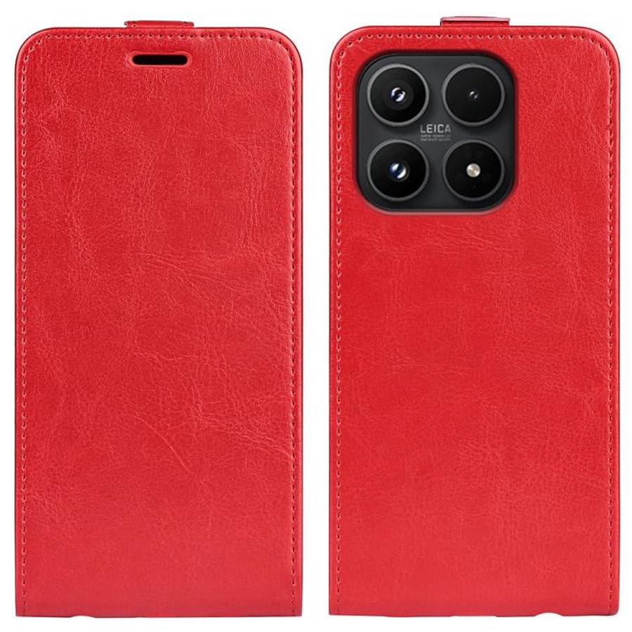 R64 Texture Single Vertical Flip Leather Phone Case, For Xiaomi 18 Pro Max 5G, For Xiaomi 18 Pro ...
