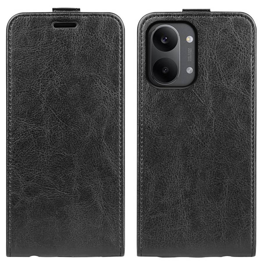 R64 Texture Single Vertical Flip Leather Phone Case, For Xiaomi Redmi K70E, For Xiaomi 14 Pro, Fo...