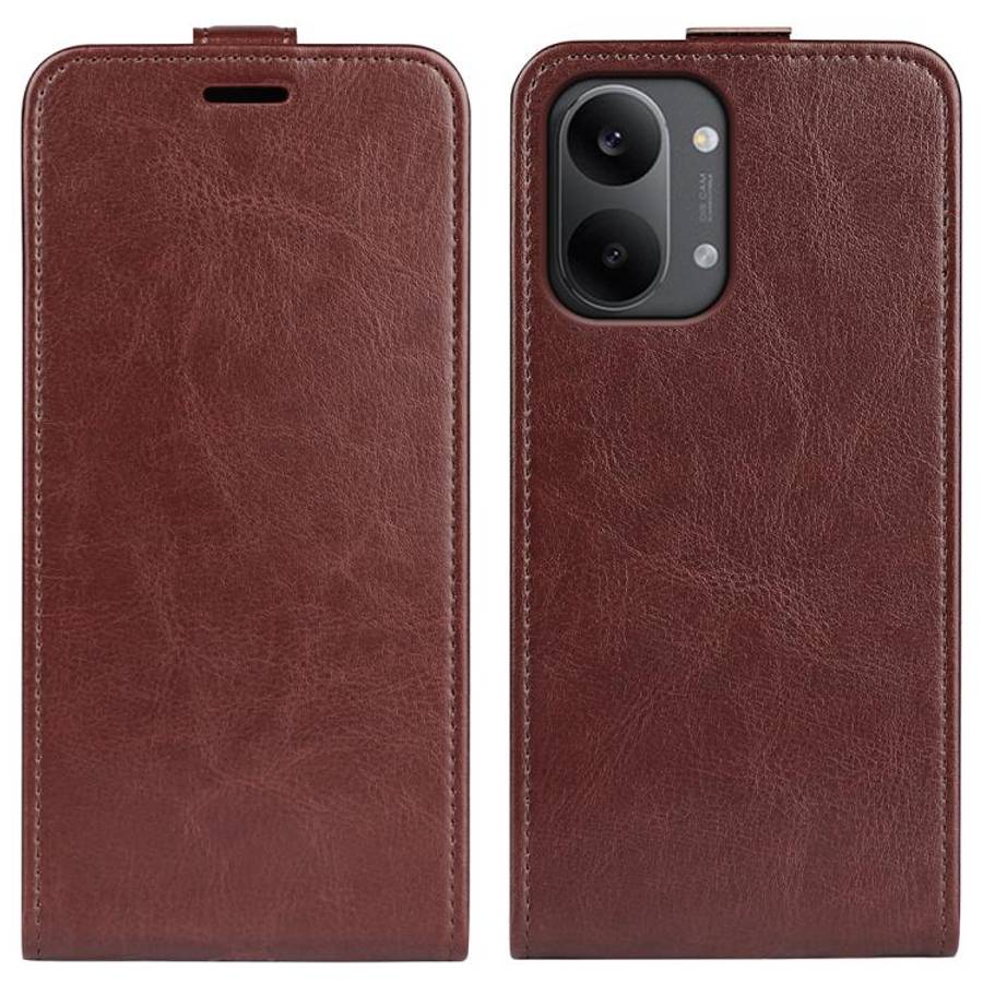 R64 Texture Single Vertical Flip Leather Phone Case, For Xiaomi Redmi K70E, For Xiaomi 14 Pro, Fo...