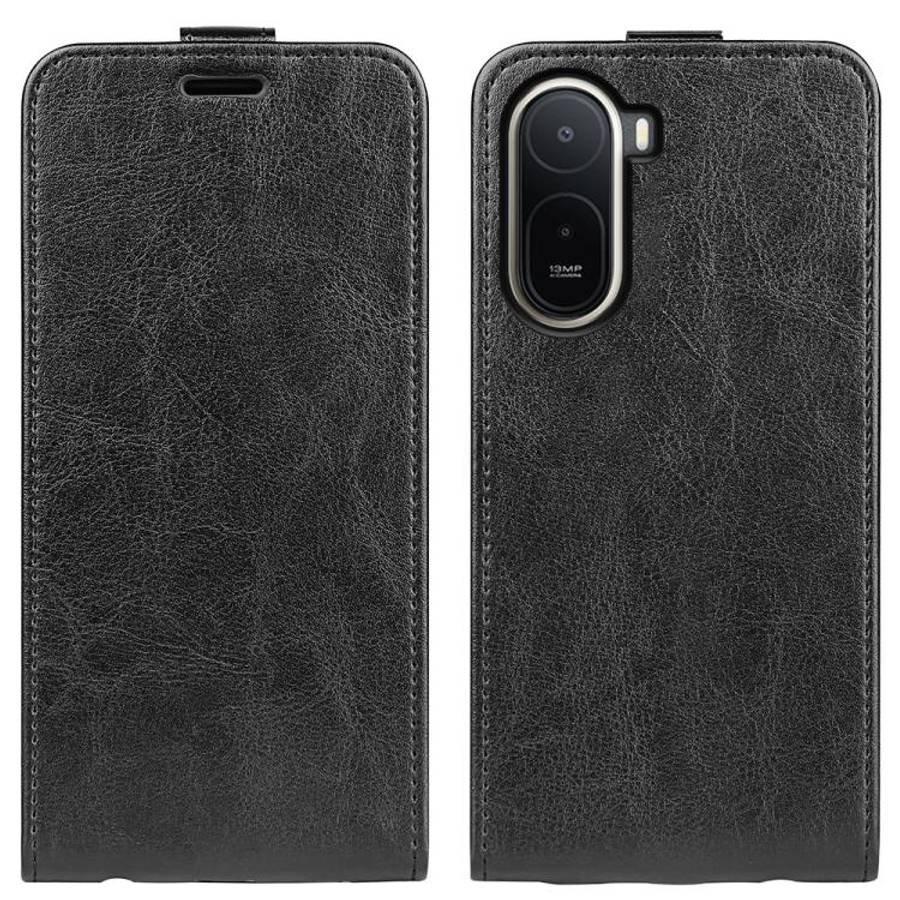 R64 Texture Single Vertical Flip Leather Phone Case, For Xiaomi Redmi K70E, For Xiaomi 14 Pro, Fo...
