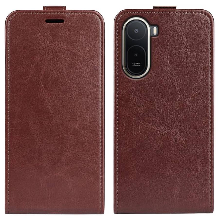 R64 Texture Single Vertical Flip Leather Phone Case, For Xiaomi Redmi K70E, For Xiaomi 14 Pro, Fo...