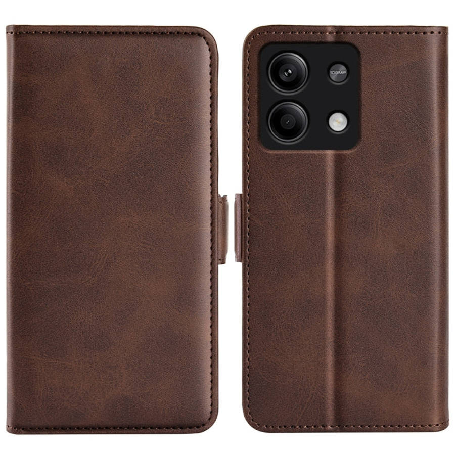 Dual-side Magnetic Buckle Horizontal Flip Leather Phone Case, For Xiaomi Redmi A3, For Xiaomi Red...
