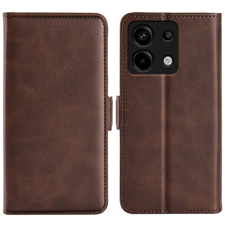 Dual-side Magnetic Buckle Horizontal Flip Leather Phone Case, For Xiaomi Redmi A3, For Xiaomi Red...