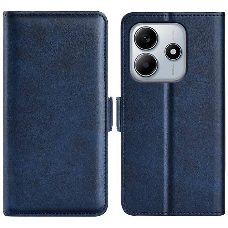 Dual-side Magnetic Buckle Horizontal Flip Leather Phone Case, For Xiaomi Redmi Note 14 5G, For Xi...