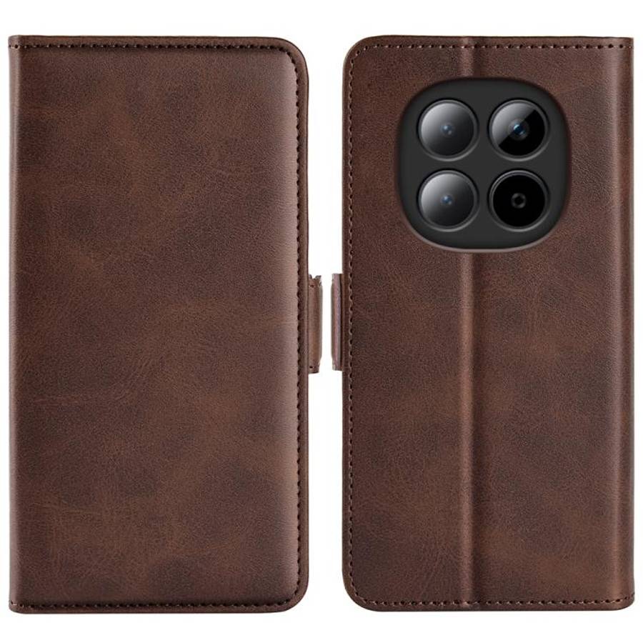 Dual-side Magnetic Buckle Horizontal Flip Leather Phone Case, For Redmi Note 17 Pro 5G Global 163...