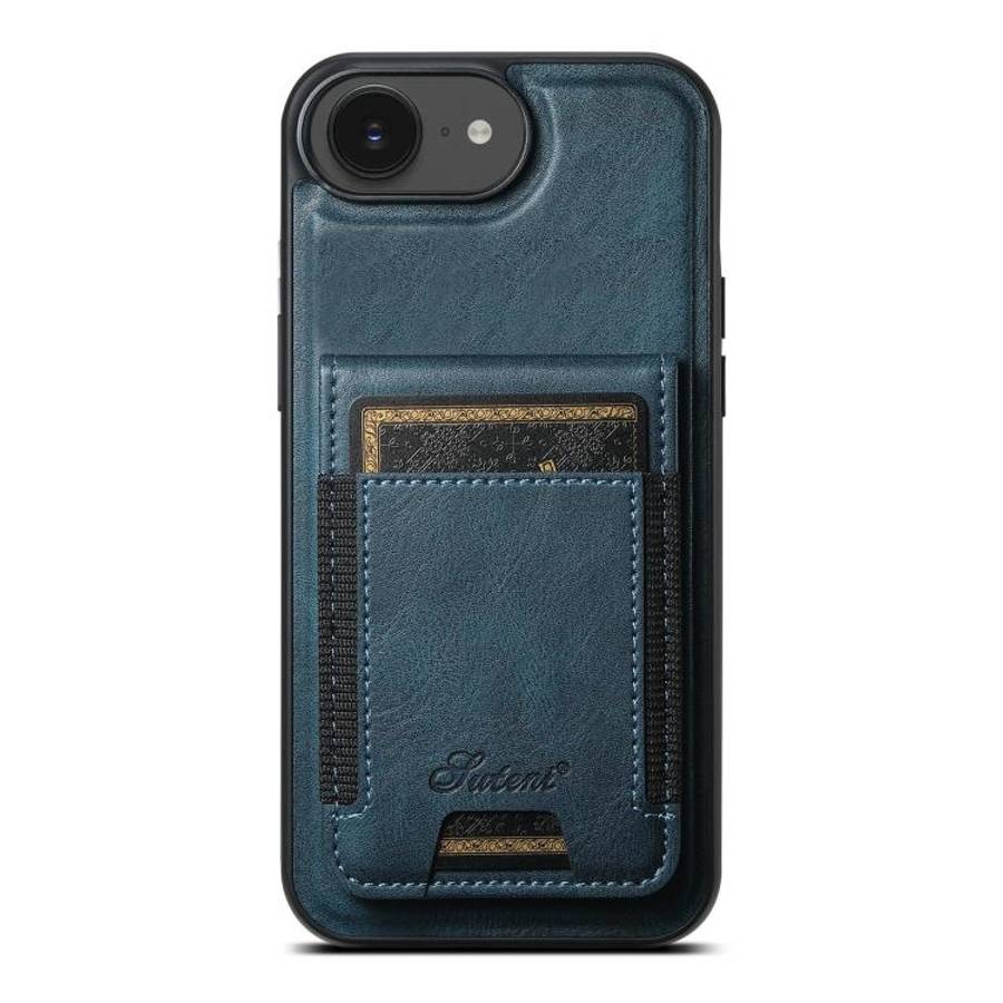 Suteni H17 Oil Eax Leather MagSafe Detachable Wallet Phone Case, For iPhone 14 Pro Max, For iPhon...