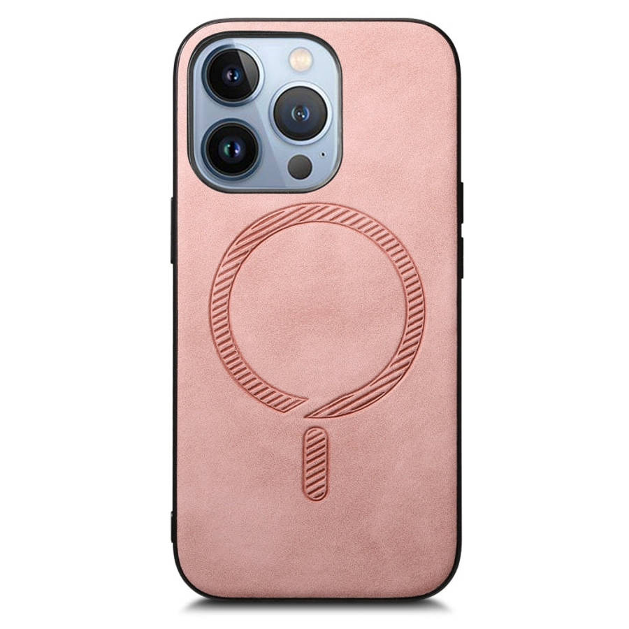 Solid Color Retro Magsafe PU Back Cover Phone Case, For iPhone 16 Pro, For iPhone 16 Plus, For iP...