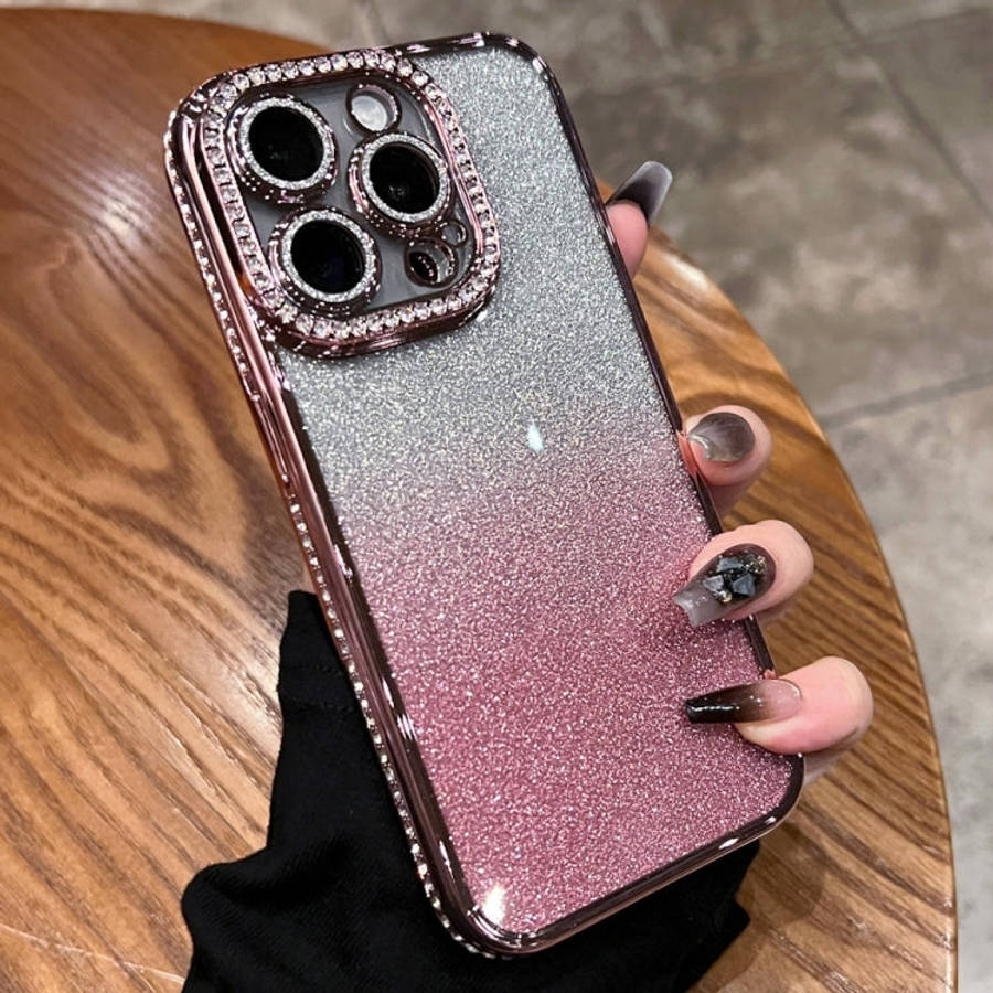 Diamond Gradient Glitter TPU Phone Case, For iPhone 17e / 16e, For iPhone 17 Pro Max, For iPhone ...