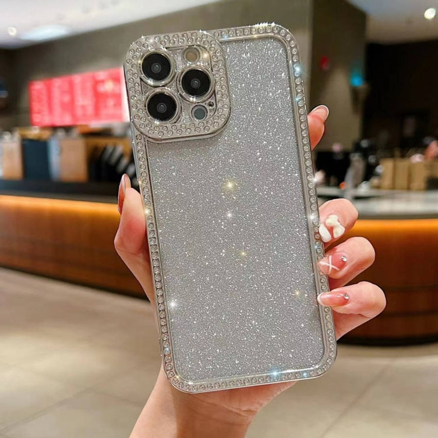 Diamond Gradient Glitter Plated TPU Phone Case, For iPhone 17 Pro Max, For iPhone 17 Pro, For iPh...