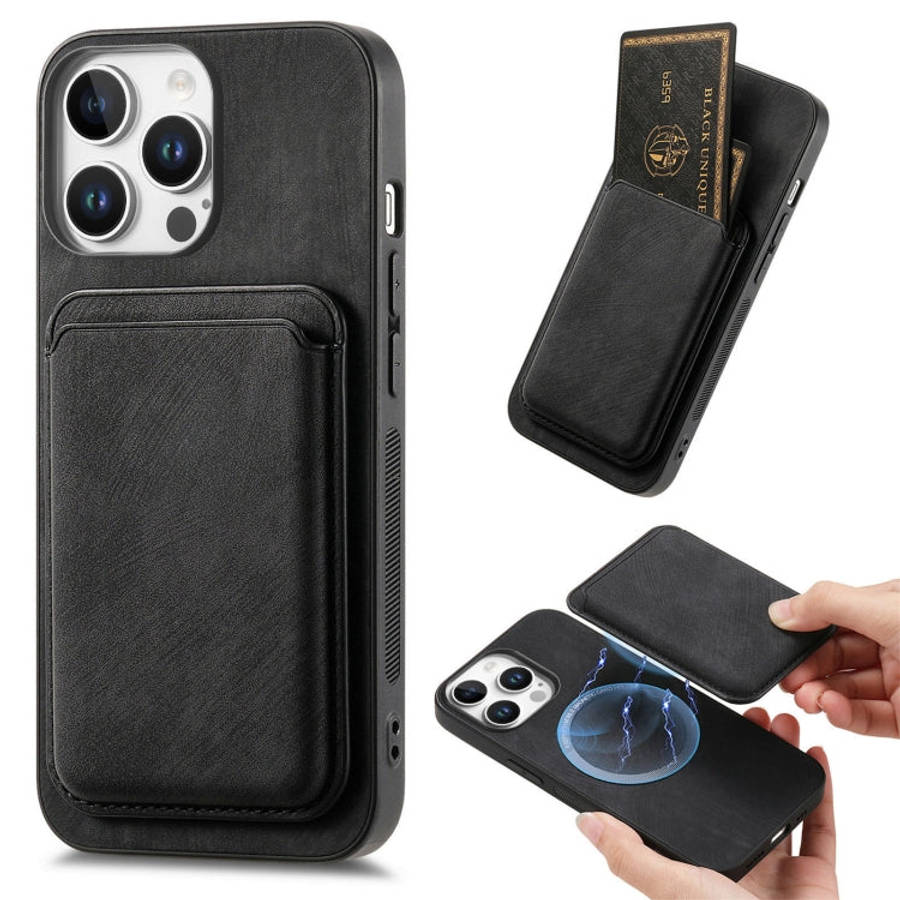 Retro Leather Card Bag Magnetic Phone Case, For iPhone 17e / 16e, For iPhone 17 Pro Max, For iPho...