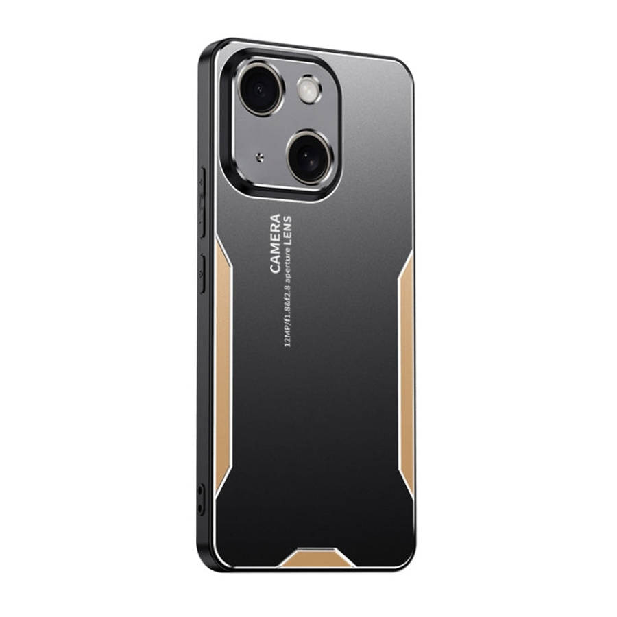 Blade Series TPU Hybrid Metal Phone Case, For iPhone 15, For iPhone 14 Plus, For iPhone 14, For i...