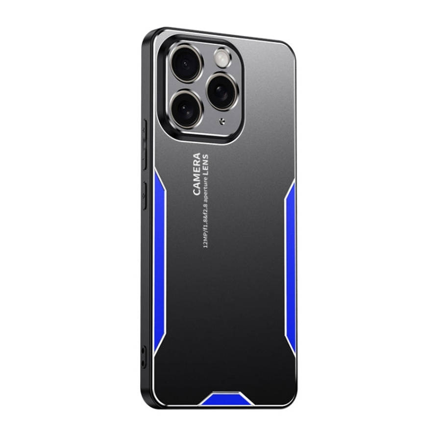 Blade Series TPU Hybrid Metal Phone Case, For iPhone 15, For iPhone 14 Plus, For iPhone 14, For i...