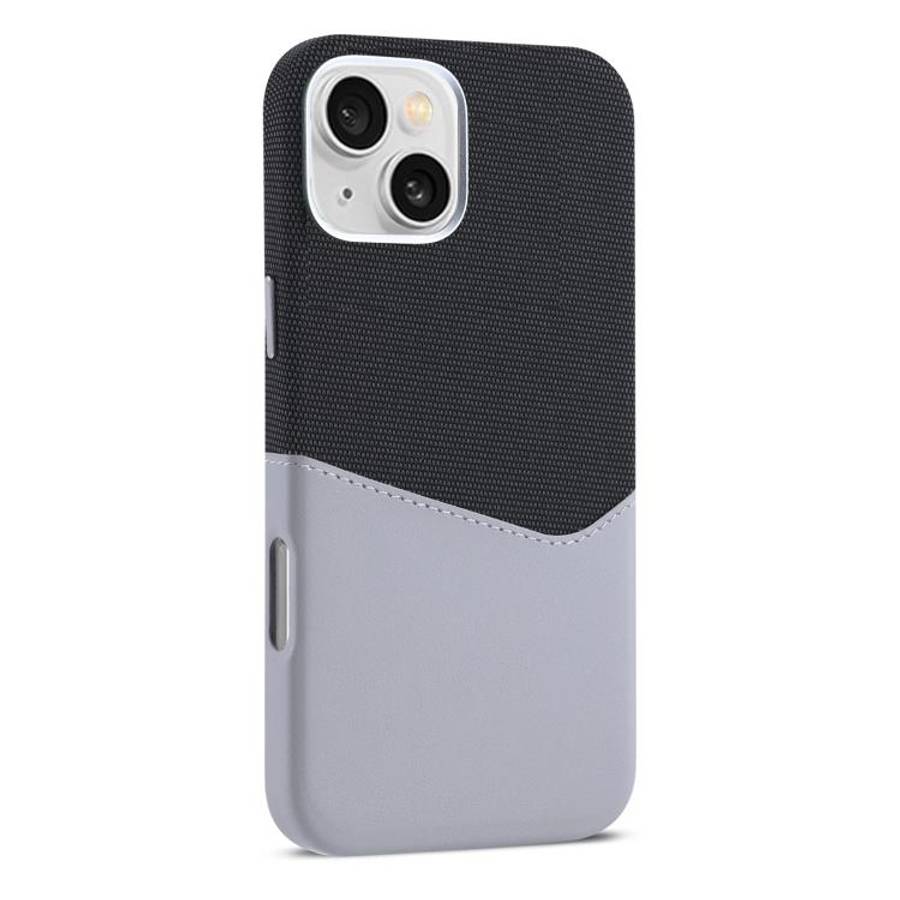 Kalebol Cloth Textue Stitching Card Slot Magnetic Phone Case, For iPhone 15 Pro Max, For iPhone 1...