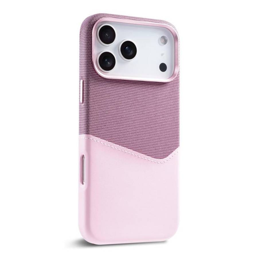 Kalebol Cloth Textue Stitching Card Slot Magnetic Phone Case, For iPhone 17 Pro Max, For iPhone 1...