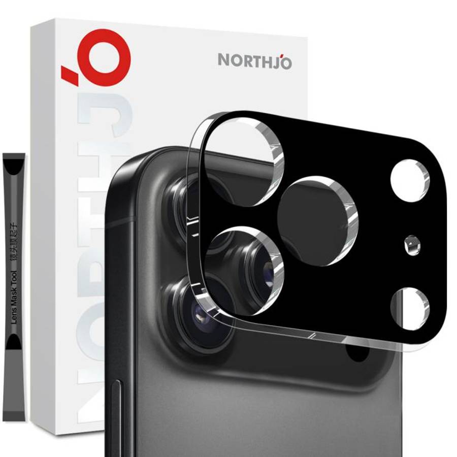 NORTHJO Camera Lens Protector 3D HD Tempered Glass Film, For iPhone Duo, For iPhone 18 Pro, For i...