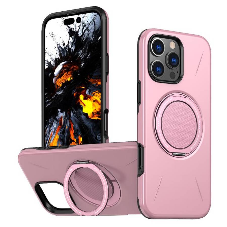 Kalebol Magnetic MagSafe Rotation Holder PC Phone Case, For iPhone Air, For iPhone 16 Pro Max, Fo...