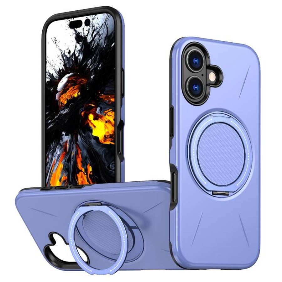 Kalebol Magnetic MagSafe Rotation Holder PC Phone Case, For iPhone Air, For iPhone 16 Pro Max, Fo...