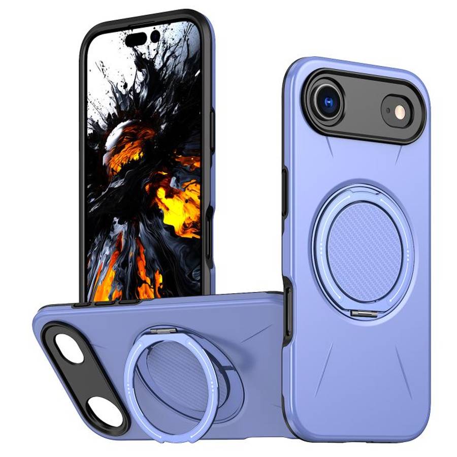 Kalebol Magnetic MagSafe Rotation Holder PC Phone Case, For iPhone Air, For iPhone 16 Pro Max, Fo...