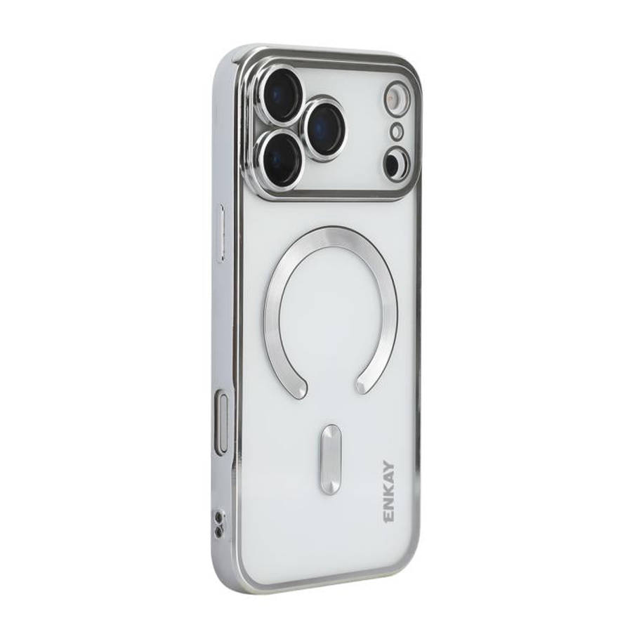 ENKAY Hat-Prince Magsafe Electroplated TPU Clear Shockproof Phone Case, For iPhone 17 Pro Max, Fo...