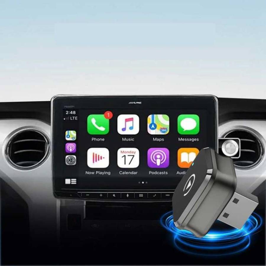 M4 2-in-1 Android Auto Carplay Box Wireless Car Adapter Intelligent Car Machine Interconnection M...