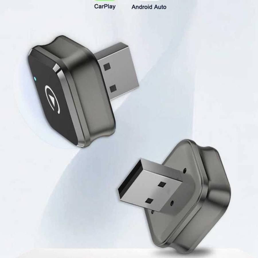 M4 2-in-1 Android Auto Carplay Box Wireless Car Adapter Intelligent Car Machine Interconnection M...