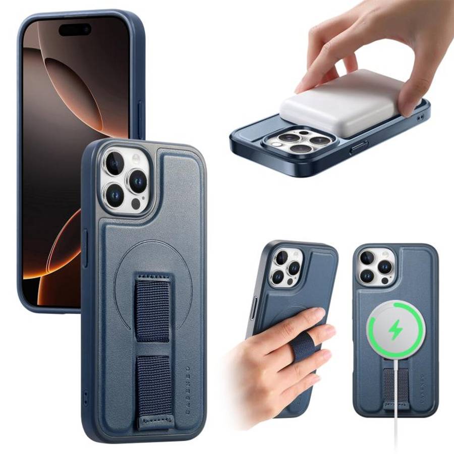 CaseNeo Finger Grip Wristband MagSafe Back Phone Case, For iPhone 14 Pro Max, For iPhone 13 Pro M...