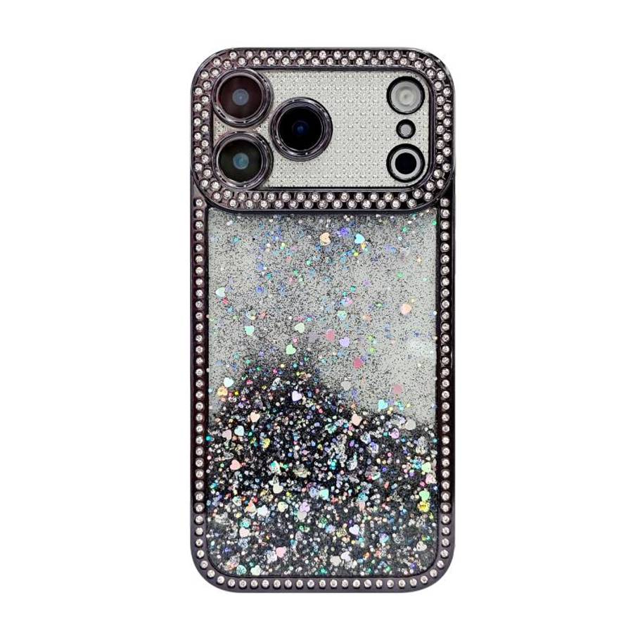 Diamond Gradient Glitter Sequins Plated Phone Case, For iPhone 17 Pro Max, For iPhone 17 Pro, For...