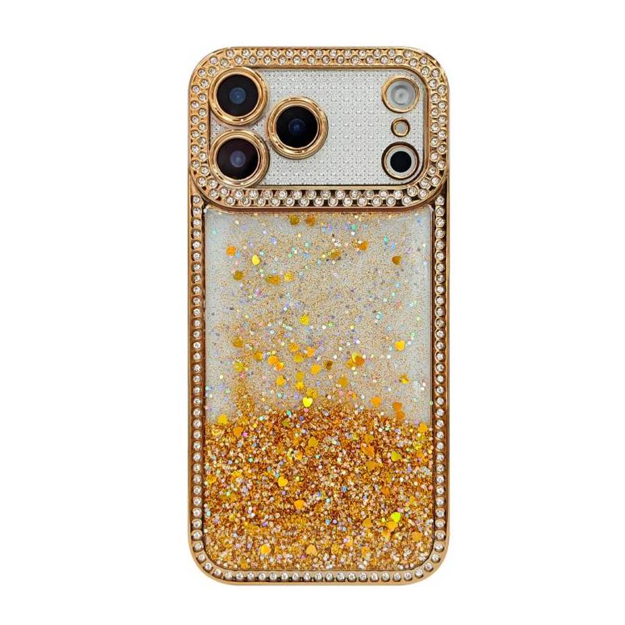 Diamond Gradient Glitter Sequins Plated Phone Case, For iPhone 17 Pro Max, For iPhone 17 Pro, For...