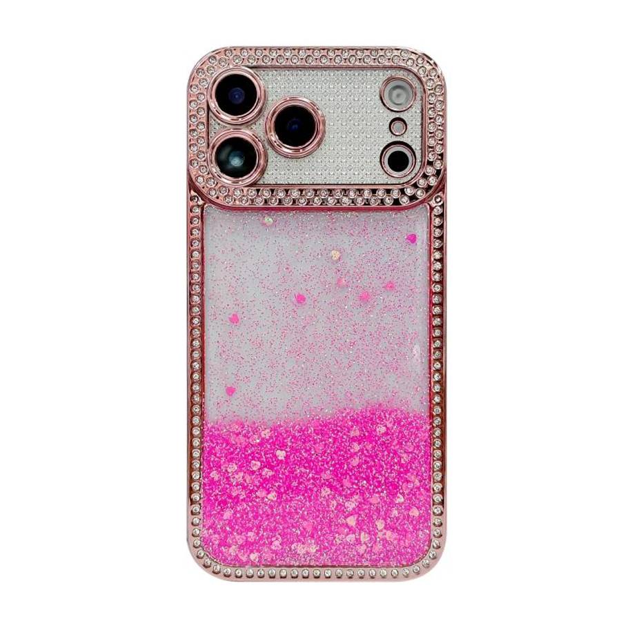 Diamond Gradient Glitter Sequins Plated Phone Case, For iPhone 17 Pro Max, For iPhone 17 Pro, For...