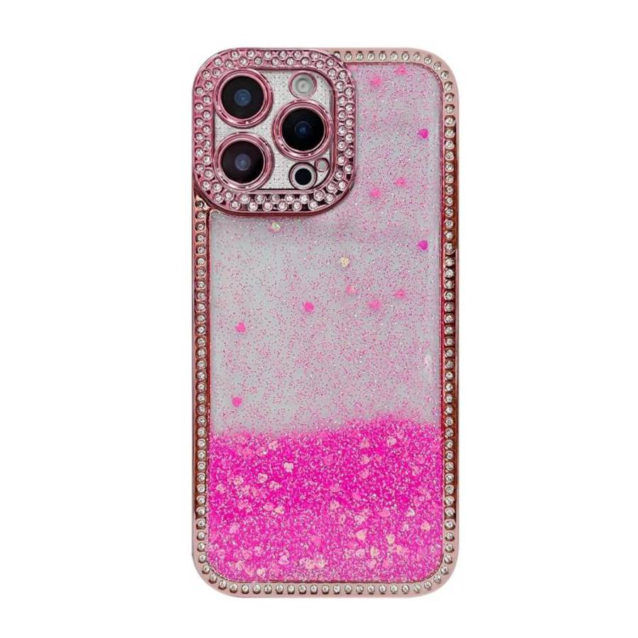 Diamond Gradient Glitter Sequins Plated Phone Case, For iPhone 17 Pro Max, For iPhone 17 Pro, For...
