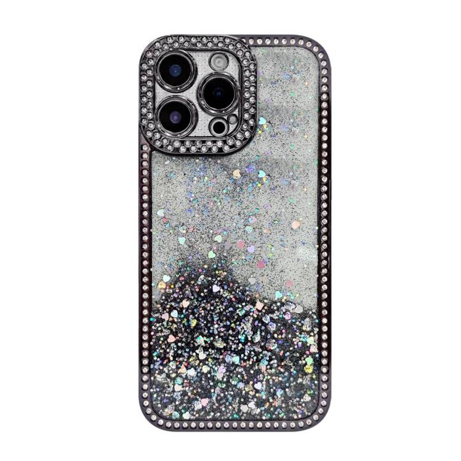 Diamond Gradient Glitter Sequins Plated Phone Case, For iPhone 17 Pro Max, For iPhone 17 Pro, For...