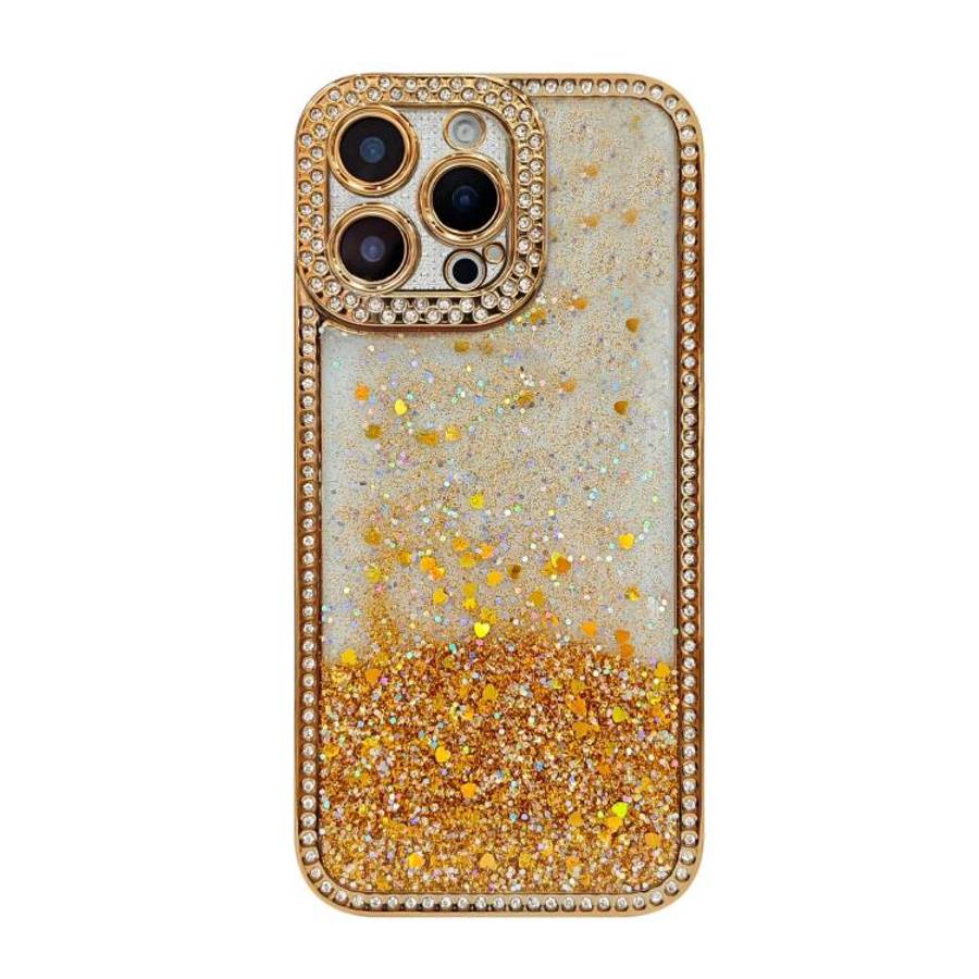 Diamond Gradient Glitter Sequins Plated Phone Case, For iPhone 17 Pro Max, For iPhone 17 Pro, For...
