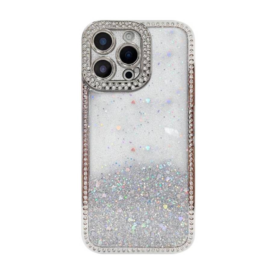Diamond Gradient Glitter Sequins Plated Phone Case, For iPhone 17 Pro Max, For iPhone 17 Pro, For...